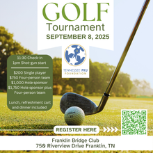 Load image into Gallery viewer, 12th Annual Tennessee PKU Foundation Golf Tournament - Hole Sponsor (No Players)
