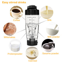 Load image into Gallery viewer, 600ML Electric Blender Protein Shaker Bottle
